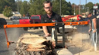 Portable Chainsaw Mill Logosol F2 [upl. by Kaufman]