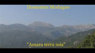 Domenico Modugno  quotAmara terra miaquot [upl. by Yardna]