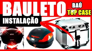 Como instalar o bauleto perfeito na sua moto [upl. by Aniraad]