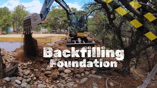 Deere 35G Excavator Backfilling Foundation  From Start To Finish [upl. by Adnoek987]