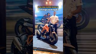 KTM 1390 Super Duke R  Top 5 Things to Know  BikeWale shorts ktm1390superduker [upl. by Anitsirc]