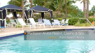 Radisson Aruba Resort Casino amp Spa  PalmEagle Beach Aruba  on Voyagetv [upl. by Peale]