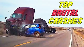 MOST BRUTAL CAR CRASHES OF THE YEAR [upl. by Aihsekan564]