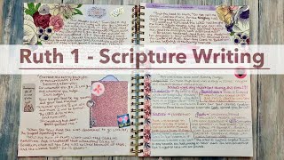 Ruth 1 Scripture Writing Journal [upl. by Rastus]