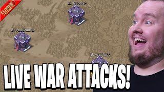 Live War Attacks to Start  Clash of Clans [upl. by Baily]