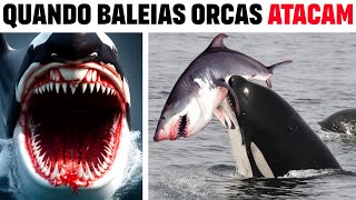 É Por Isso Que ORCAS São Chamadas de BALEIAS ASSASSINAS [upl. by Qiratla934]