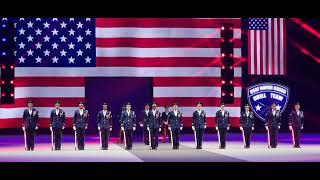 Taptoe 2024  The USAF Honour Guard Drill Team [upl. by Vi911]