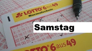 Lotto Ziehung vom Samstag 07102017  Die Lottozahlen [upl. by Aerdnua]