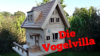 VogelhausVogelvillaFutterhaus selber bauen [upl. by Ayota826]