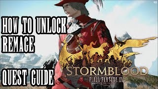 FFXIV Stormblood  How To Unlock Redmage Unlock Quest  Taking Red  Guide amp Commentary [upl. by Araes444]