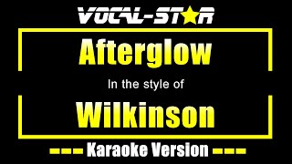 Wilkinson  Afterglow Karaoke Version with Lyrics HD VocalStar Karaoke [upl. by Xaviera]