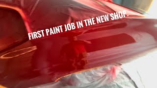 First time using the Vevor paint booth Big block Chevelle [upl. by Yekcaj]