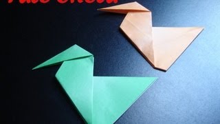 Origami ou dobradura  Pato [upl. by Winifred]