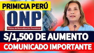 ATENCIÓN AUMENTO DE SUELDO PARA TRABAJADORES ESTE 2024 ¿A QUIENES BENEFICIA COMUNlCADO ONP [upl. by Nauwaj979]