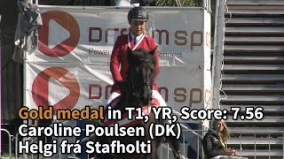 T1 A final YR WC Icelandic Horses IslandpferdeWM VM Islandshästar 2015 [upl. by Choong]