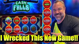 10 Massive Jackpots That Will Have You Hooked On The New Cash Falls Slot Machine SlotHopper [upl. by Burr]