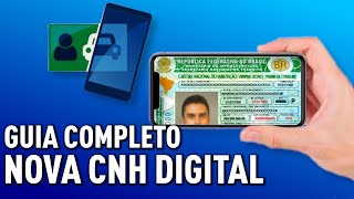 CNH DIGITAL GUIA COMPLETO DO APP PARA CADASTRAR E BAIXAR SUA CARTEIRA NO CELULAR SEM IR AO DETRAN [upl. by Eltsyek]