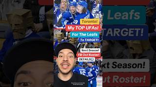 Toronto Maple Leafs TOP UFAs To Target For Next Season toronto torontomapleleafs [upl. by Taggart]