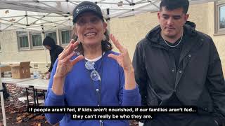 Meet Great The Lead Volunteer at Healdsburg Elementarys School Pantry distribution site [upl. by Jelsma]