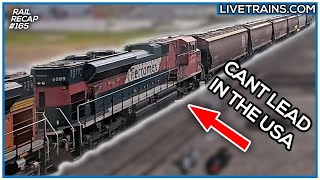 THIS Railroad CANT LEAD TRAINS In The USA BUT WHY  Rail RECAP 165 [upl. by Hodge603]