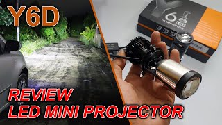 Review LED Mini Projie Y6D 50 Watt [upl. by Harte57]