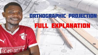 ORTHOGRAPHIC PROJECTION in  Technical drawing  Engineering drawing  Basic Technology [upl. by Alket]