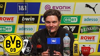 Pressekonferenz mit Terzic  BVB  SC Freiburg [upl. by Euqinay548]