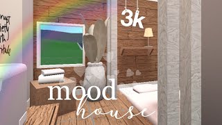 NO GAMEPASS 3k Mood House  ROBLOX Bloxburg [upl. by Brasca]