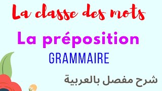 La classe des mots  La préposition [upl. by Enihpesoj]