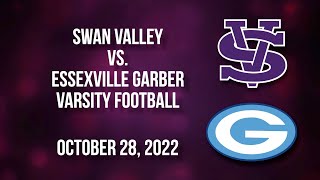 BCTV Sports  Swan Valley vs Essexville Garber Varsity Football 102822 [upl. by Zerla]