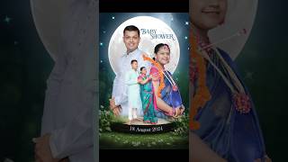 BEFORE amp AFTER 💝shortvideo babyshower trending editing photoshop shorts viralvideo [upl. by Enidan]