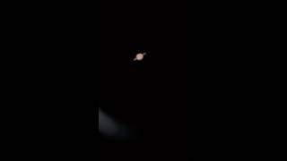 Saturn through a telescope and 4mm eyepiece saturn astronomy [upl. by Kerwon]