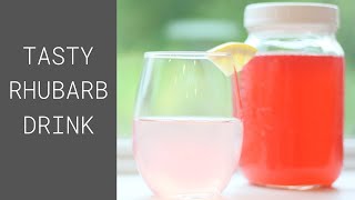 The BEST Rhubarb Drink Ive Ever Had [upl. by Beaner]