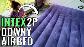 Intex Classic Downy Airbed Full Size Full Review [upl. by Anaitsirhc]