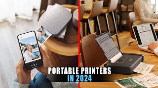 5 Best Portable Printers for 2024  Wireless Portable Printer [upl. by Dlanod]