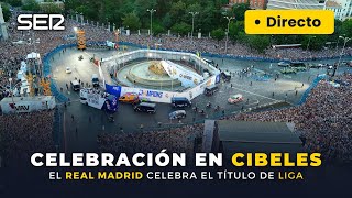 ¡Celebración del REAL MADRID del título de LaLiga en La Cibeles  EN DIRECTO [upl. by Letram]