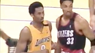 Scottie Pippen Defense on Kobe Bryant  2000 NBA WCF [upl. by Auqinu324]