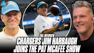 Jim Harbaugh Praises Justin Herbert amp Chargers Toughness After Week 10 Win  Pat McAfee Show [upl. by Shaughnessy]