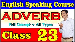 Adverb  Adverbs in English Grammar with examples in Hindi I Parts of speech l class 23 [upl. by Damali888]