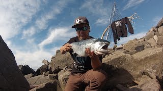 BOBBER DOWN Jetty Fishing For Coho Salmon NWanglerz CHOICE [upl. by Alonzo]