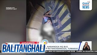 13anyos na binatilyo nabangga ng bus sa EDSA busway driver na nakabangga tumakas  Balitanghali [upl. by Naehgem]