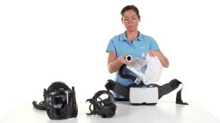 Dräger Xplore 8000 PAPR Handle and Use of the Powered AirPurifying Respirator [upl. by Tertia701]