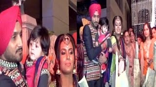 Harbhajan Singh celebrates Lohri in his unique style [upl. by Annaehr]