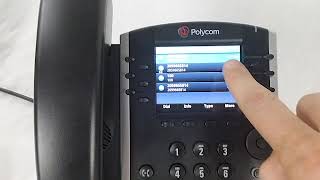 Polycom How to Clear Missed Calls [upl. by Illac]