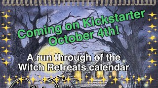 A run through of the Witch Retreats 2025 art calendar  specifications [upl. by Moreland]