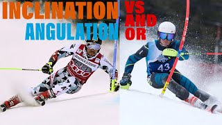 Alpine Skiing Inclination vs Angulation [upl. by Cohl]