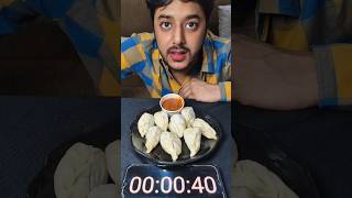 8 Momo In 40 Second eating challenge ytshorts shorts youtubeshorts viralshorts [upl. by Mimajneb149]