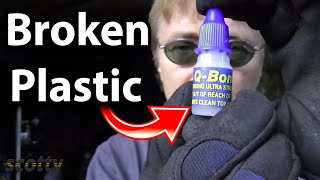 How to Fix Broken Plastic Car Parts with Super Glue [upl. by Han]