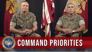 MARFORRES and MARFORSOUTH 100 Day Mark Command Priorities [upl. by Notsle]