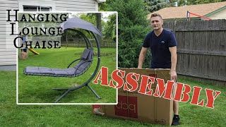 How To Assemble Hanging Lounge Chair by Best Choice Products [upl. by Brody678]